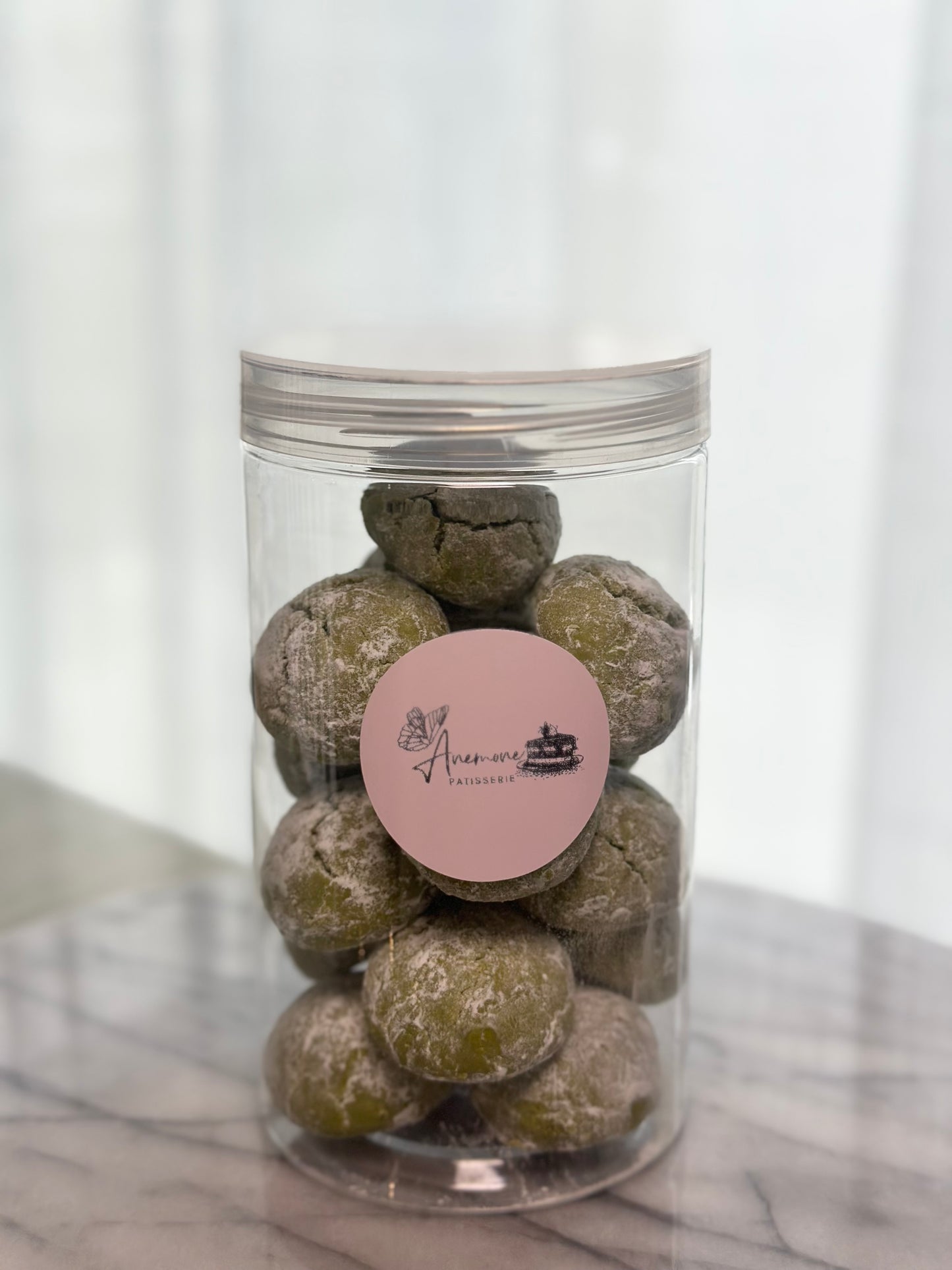 (Pre-order) ‘Matcha Snowball cookies (17-18 pcs)