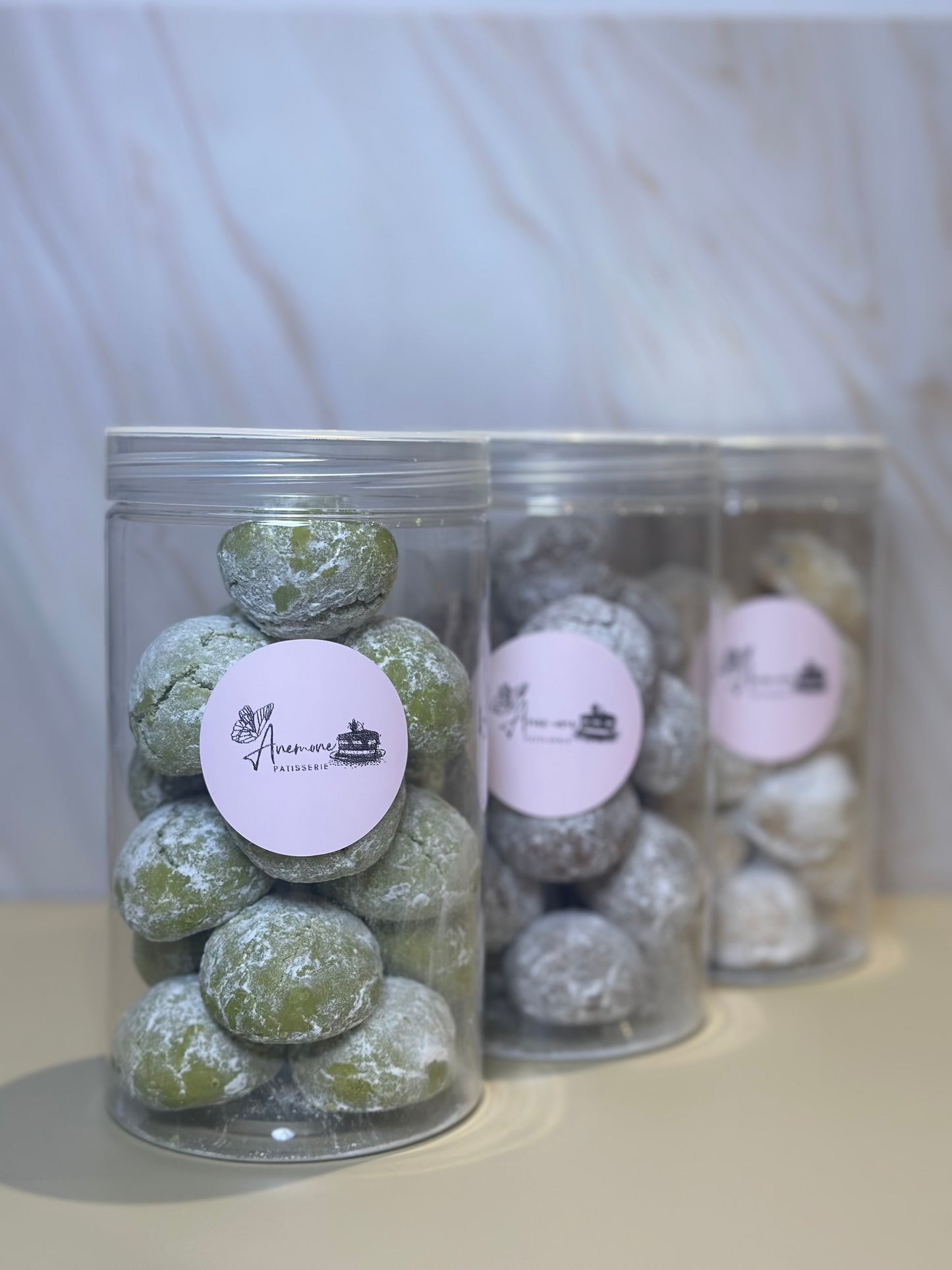 (Pre-order) ‘Matcha Snowball cookies (17-18 pcs)