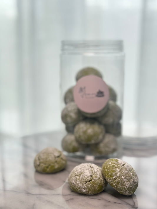 (Pre-order) ‘Matcha Snowball cookies (17-18 pcs)